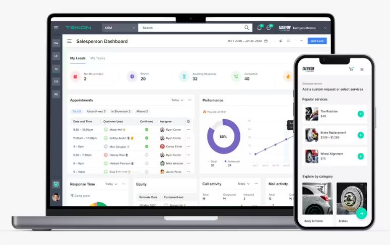 screenshot of Automotive Retail Cloud (ARC)